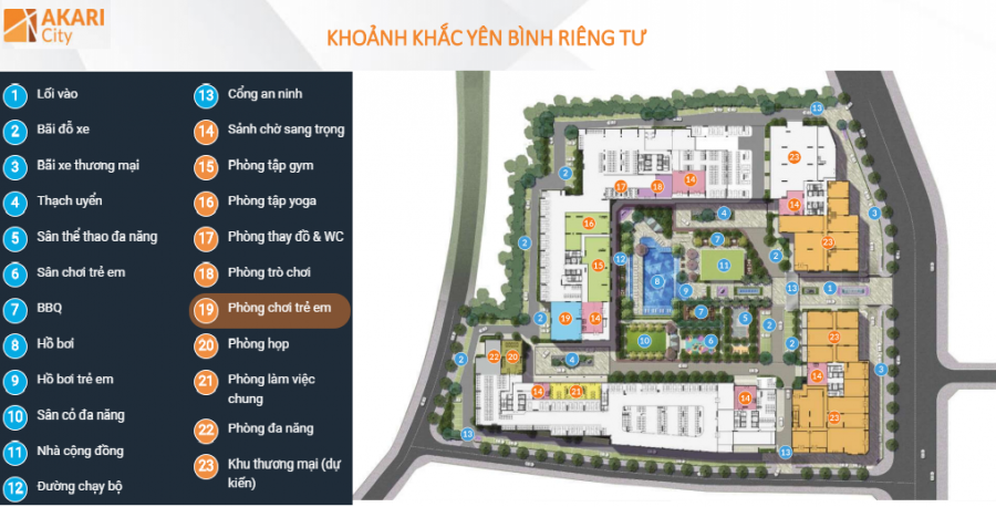 Thông tin chi tiết dự án căn hộ Akari Nam Long, quận Bình Tân, Tp.HCM