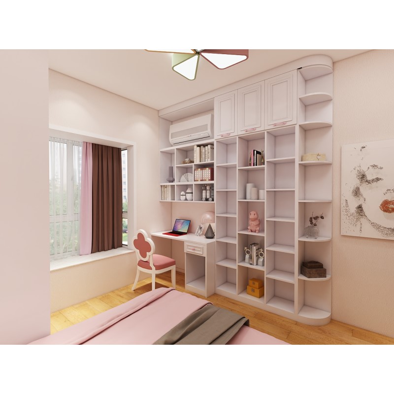 Mẫu thiết kế nội thất phòng ngủ trẻ em hiện đại, KID0027
