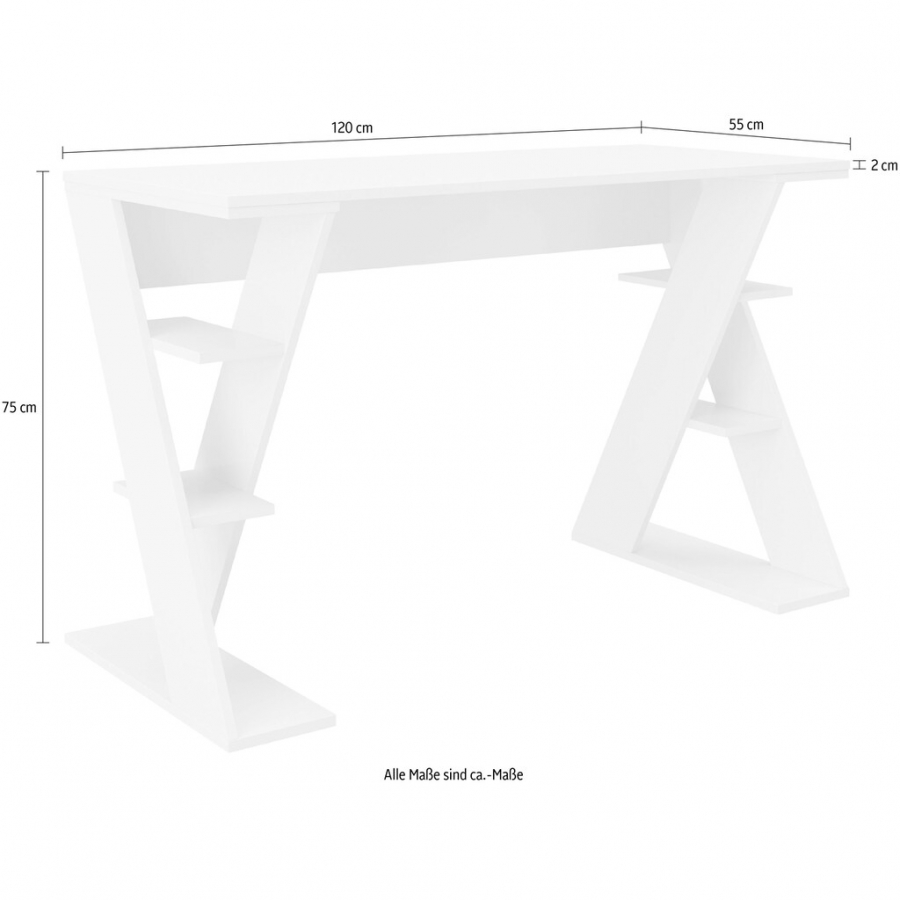 Bàn làm việc gỗ hiện đại MDF - TWDL0008