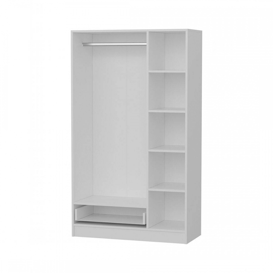 Tủ quần áo 3 cánh 1 ngăn gỗ công nghiệp MDF chống ẩm - CWDL0018