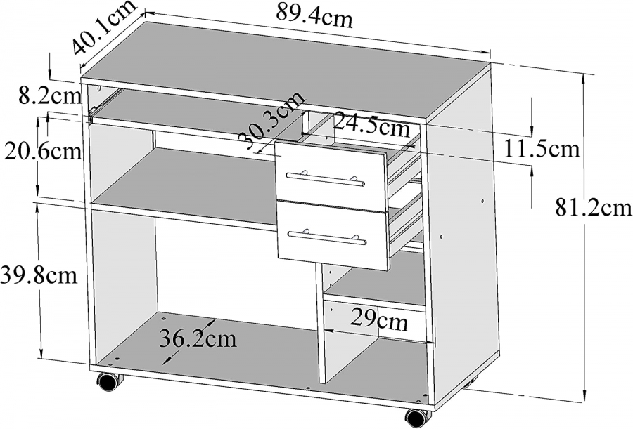 Tủ bếp gỗ công nghiệp MDF chống ẩm - KCWDL0011