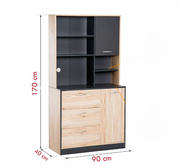 Tủ bếp gỗ công nghiệp MDF chống ẩm - KCWDL0029