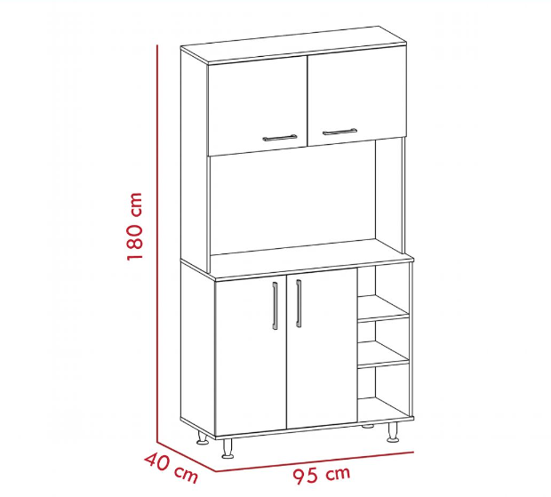 Tủ bếp gỗ công nghiệp MDF chống ẩm - KCWDL0030