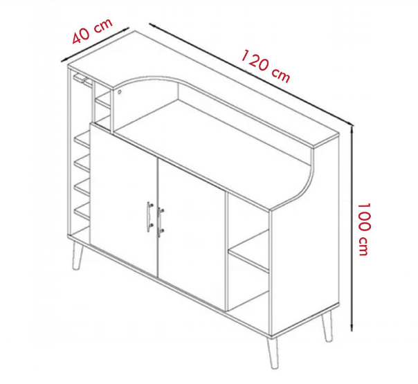 Tủ bếp gỗ công nghiệp MDF chống ẩm - KCWDL0032