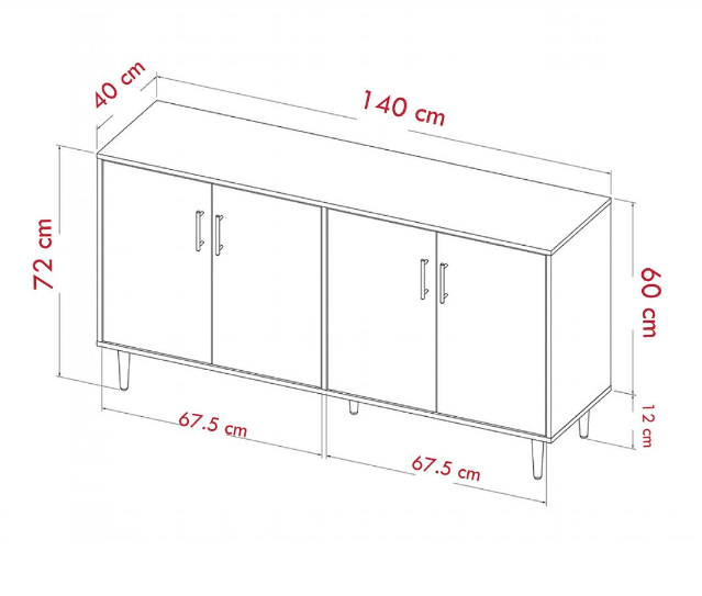 Tủ bếp gỗ công nghiệp MDF chống ẩm - KCWDL0038