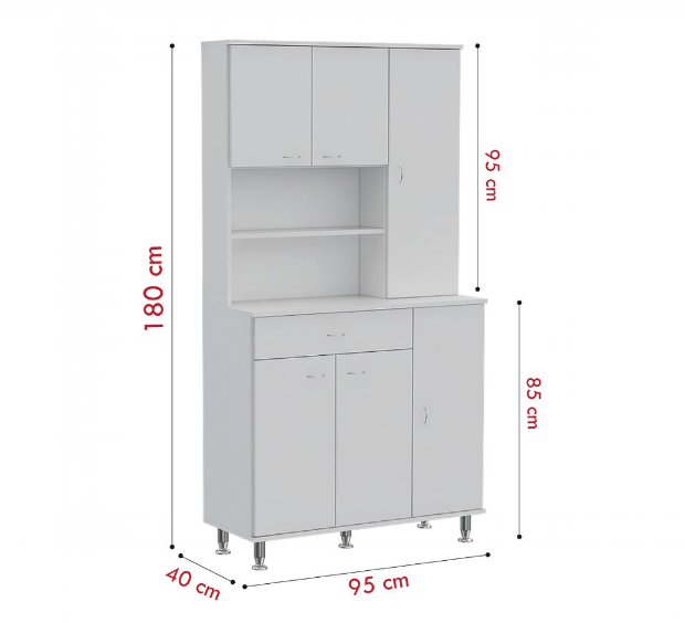 Tủ bếp gỗ công nghiệp MDF chống ẩm - KCWDL0051