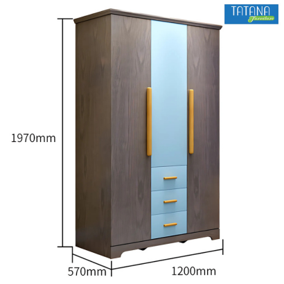 Tủ quần áo gỗ công nghiệp MDF chống ẩm TU035