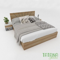 Giường ngủ gỗ công nghiệp MDF, Thương hiệu TATADA, MDF001