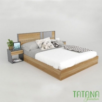 Giường ngủ gỗ công nghiệp, thương hiệu TaTaNa, MDF002