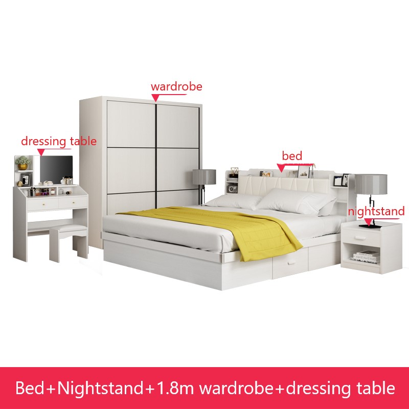 Combo nội thất phòng ngủ giá rẻ, CBED0006