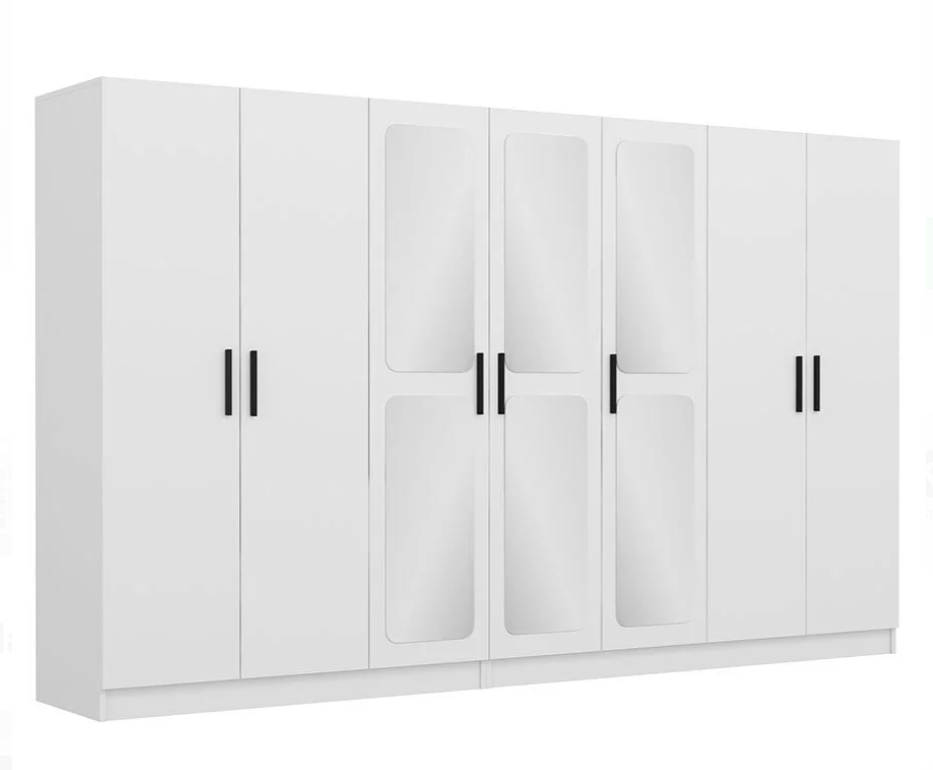 Tủ quần áo 7 cánh gỗ công nghiệp MDF chống ẩm - CWDL0001
