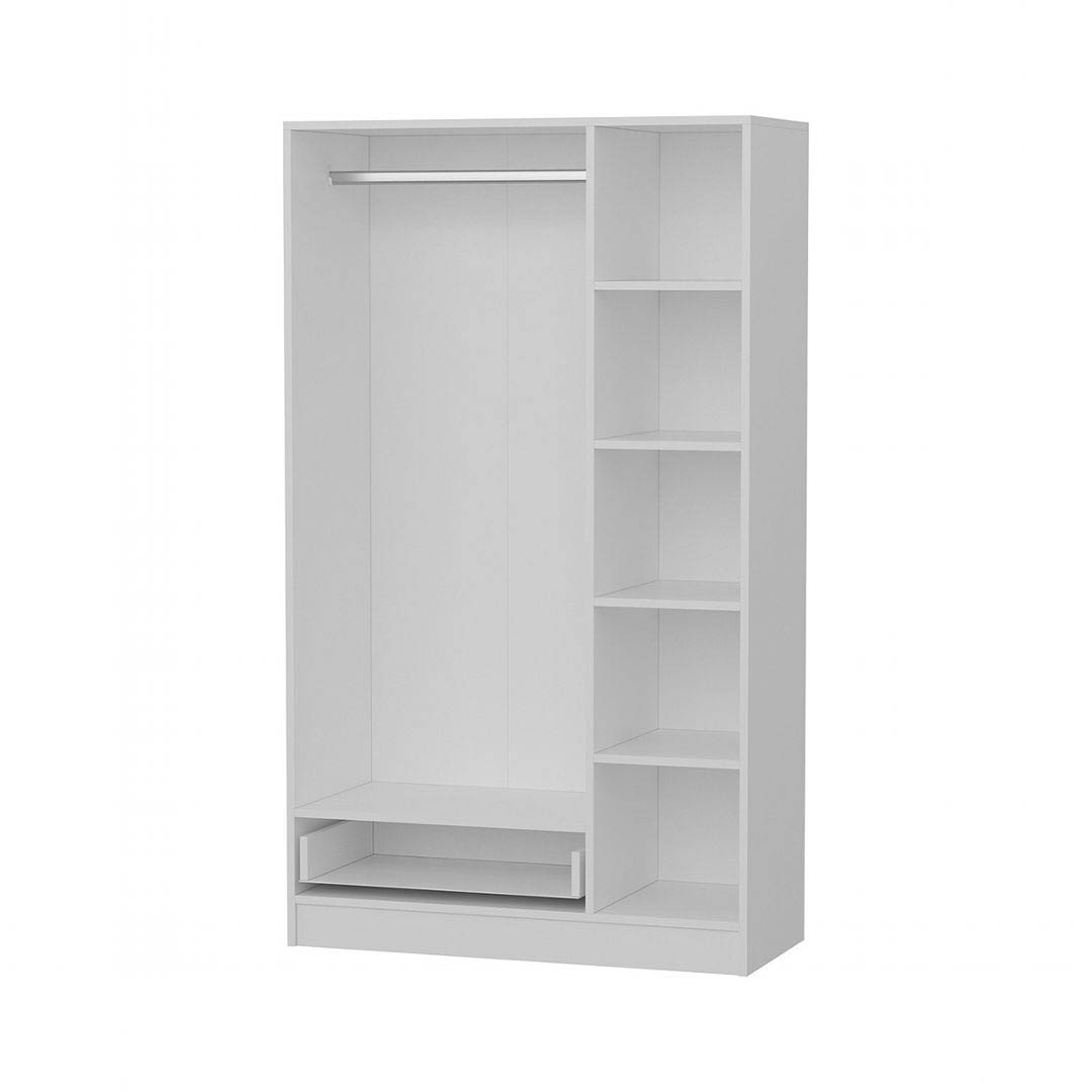 Tủ quần áo 3 cánh 1 ngăn gỗ công nghiệp MDF chống ẩm - CWDL0018