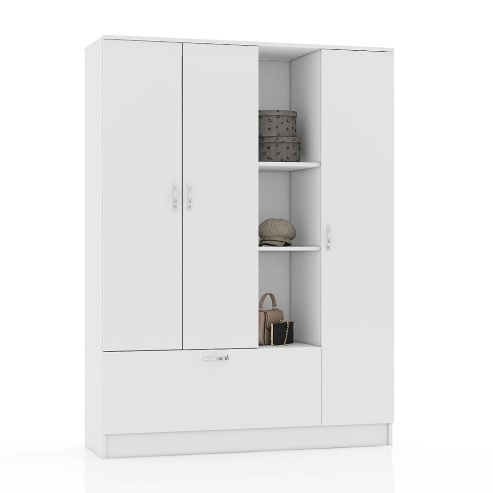 Tủ quần áo 3 cánh 1 ngăn gỗ công nghiệp MDF chống ẩm - CWDL0019