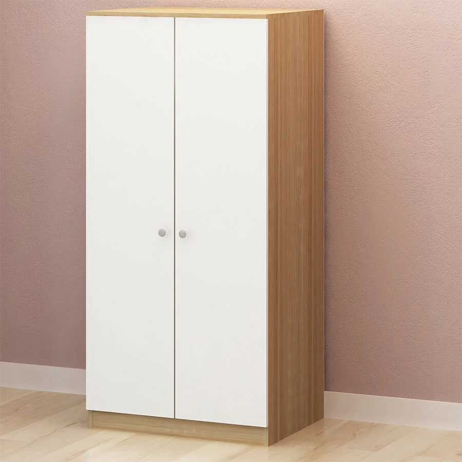 Tủ quần áo 2 cánh gỗ công nghiệp MDF chống ẩm - CWDL0028