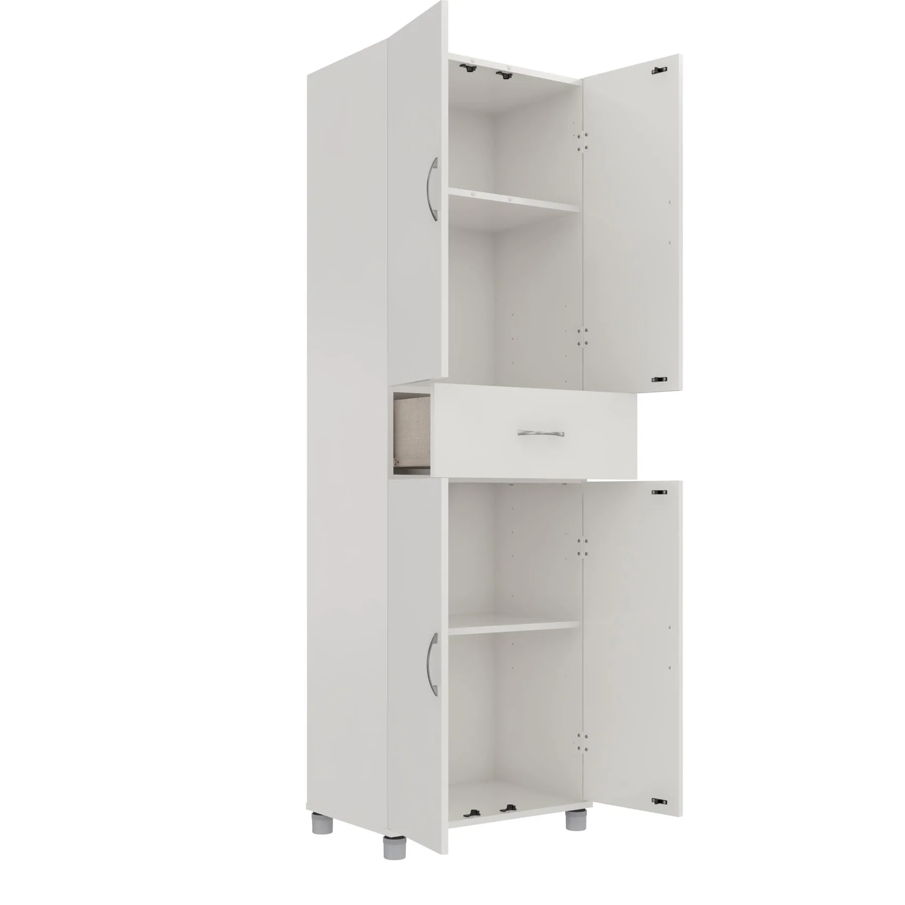 Tủ quần áo 4 cánh 1 ngăn gỗ công nghiệp MDF chống ẩm - CWDL0042