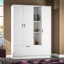 Tủ quần áo 3 cánh 1 ngăn gỗ công nghiệp MDF chống ẩm - CWDL0019