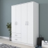 Tủ quần áo 4 cánh 2 ngăn gỗ công nghiệp MDF chống ẩm - CWDL0015