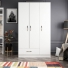 Tủ quần áo 3 cánh 1 ngăn gỗ công nghiệp MDF chống ẩm - CWDL0018