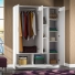 Tủ quần áo 3 cánh 1 ngăn gỗ công nghiệp MDF chống ẩm - CWDL0019