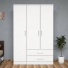 Tủ quần áo 3 cánh 2 ngăn gỗ công nghiệp MDF chống ẩm - CWDL0020