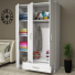 Tủ quần áo 3 cánh 1 ngăn gỗ công nghiệp MDF chống ẩm - CWDL0021