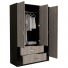 Tủ quần áo 3 cánh 2 ngăn gỗ công nghiệp MDF chống ẩm - CWDL0047