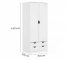 Tủ quần áo 2 cánh 2 ngăn gỗ công nghiệp MDF chống ẩm - CWDL0052