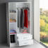 Tủ quần áo 3 cánh 2 ngăn gỗ công nghiệp MDF chống ẩm - CWDL0055
