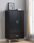 Tủ quần áo 2 cánh 1 ngăn gỗ công nghiệp MDF chống ẩm - CWDL0060