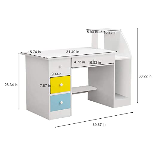 Bàn làm việc công nghiệp hiện đại MDF chống ẩm - TWDL0118