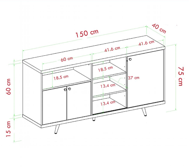 Tủ bếp gỗ công nghiệp MDF chống ẩm - KCWDL0033