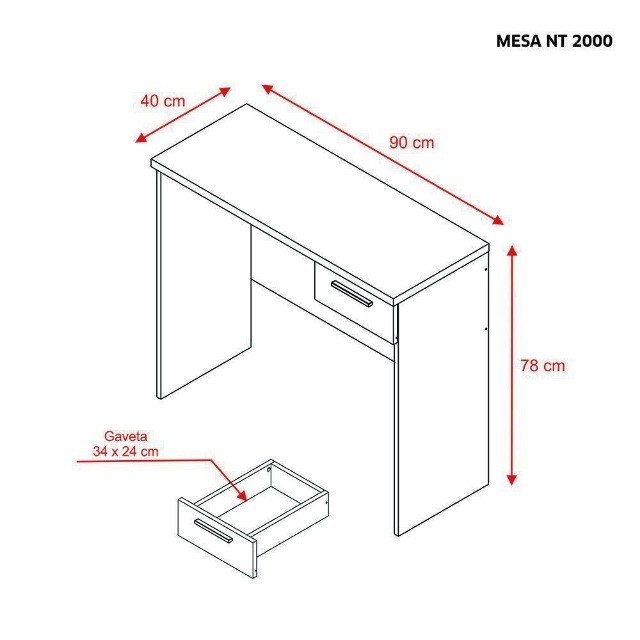 Bàn làm việc công nghiệp hiện đại MDF chống ẩm - TWDL0137