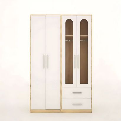 Tủ quần áo cánh kính gỗ công nghiệp MDF chống ẩm TU047 - 1m2