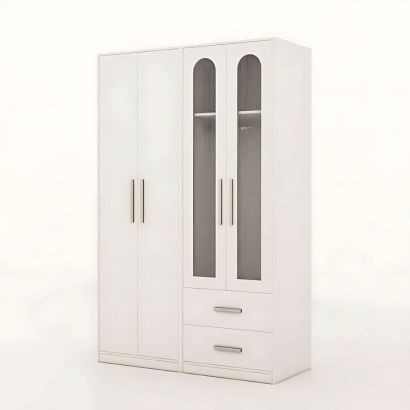 Tủ quần áo cánh kính gỗ công nghiệp MDF chống ẩm TU047 - 1m2