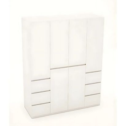 Tủ quần áo cánh mở gỗ công nghiệp MDF chống ẩm TU043 - 1m6