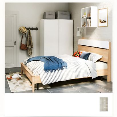 Tủ quần áo gỗ công nghiệp MDF chống ẩm TU033 - 1m