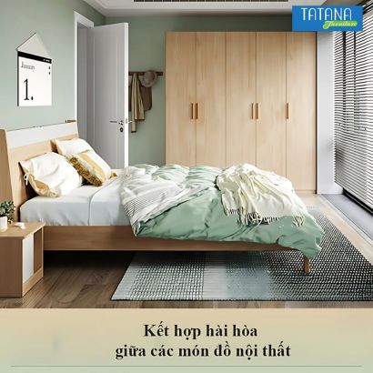Tủ quần áo 4 cánh gỗ công nghiệp MDF chống ẩm TU036 - 2m