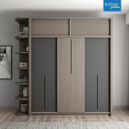 Tủ quần áo cửa lùa gỗ công nghiệp MDF chống ẩm TU029 - 2m