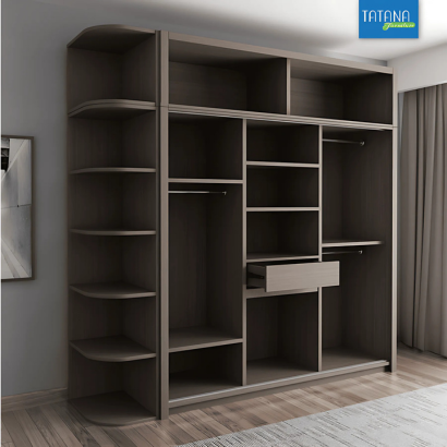 Tủ quần áo cửa lùa gỗ công nghiệp MDF chống ẩm TU029 - 2m