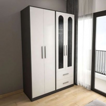 Tủ quần áo cánh kính gỗ công nghiệp MDF chống ẩm TU047