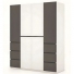 Tủ quần áo cánh mở gỗ công nghiệp MDF chống ẩm TU043 - 1m6