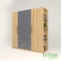 Tủ quần áo gỗ công nghiệp MDF chống ẩm TU011 - 1m2