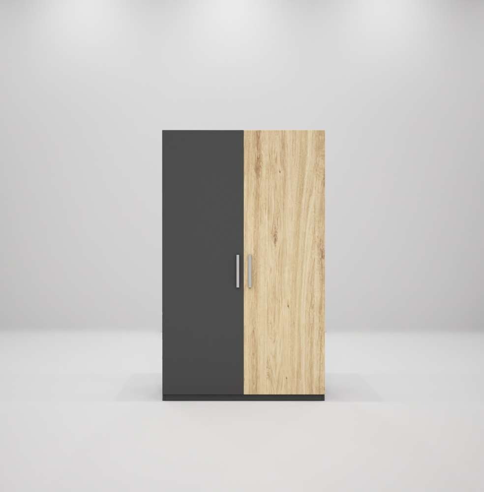 Tủ quần áo gỗ công nghiệp MDF chống ẩm TU001 - 1m2