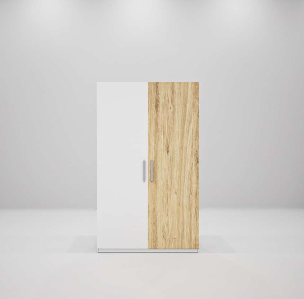 Tủ quần áo gỗ công nghiệp MDF chống ẩm TU001 - 1m2