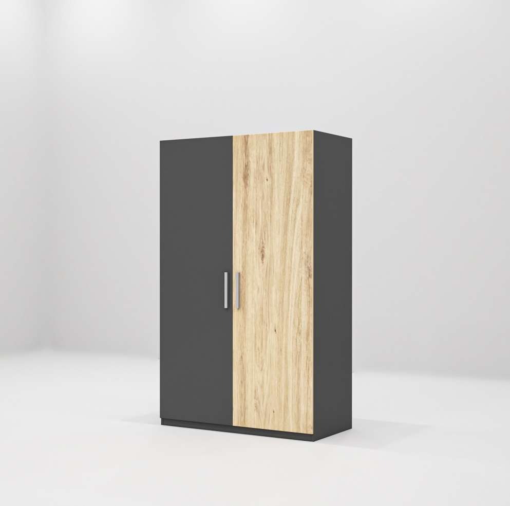 Tủ quần áo gỗ công nghiệp MDF chống ẩm TU001 - 1m2