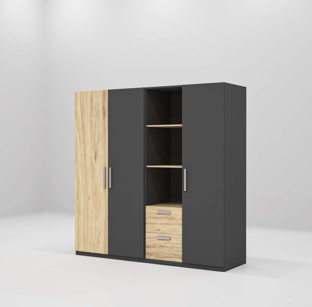 Tủ quần áo gỗ công nghiệp MDF chống ẩm TU002 - 1m2