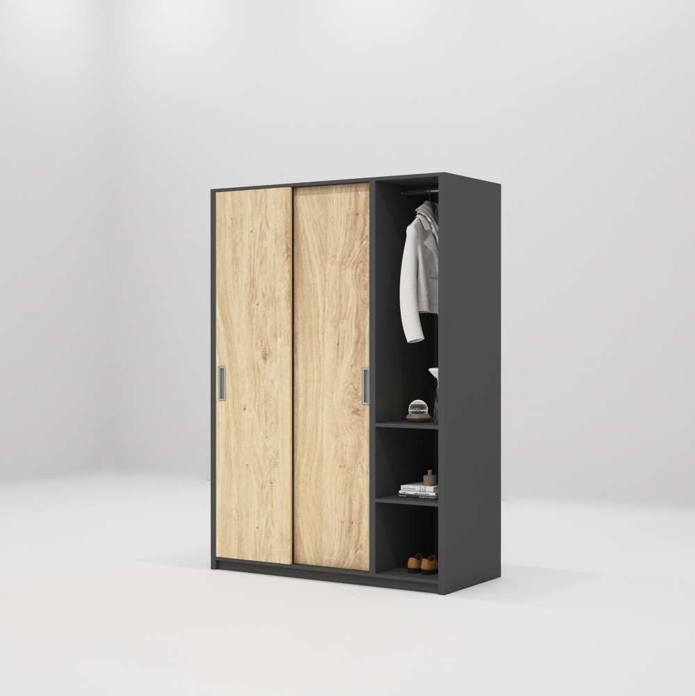 Tủ quần áo gỗ công nghiệp MDF chống ẩm TU004 - 1m2