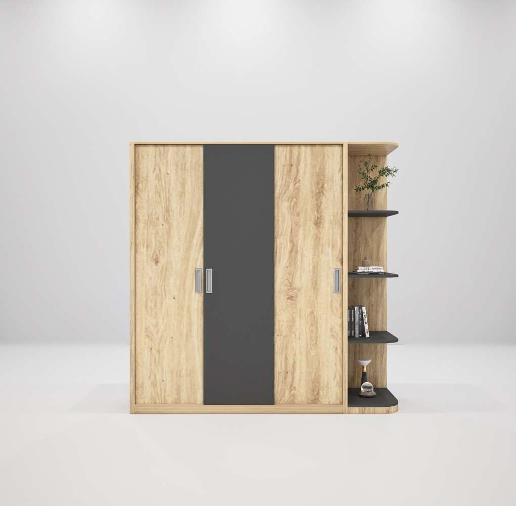 Tủ quần áo gỗ công nghiệp MDF chống ẩm TU006 - 1m4