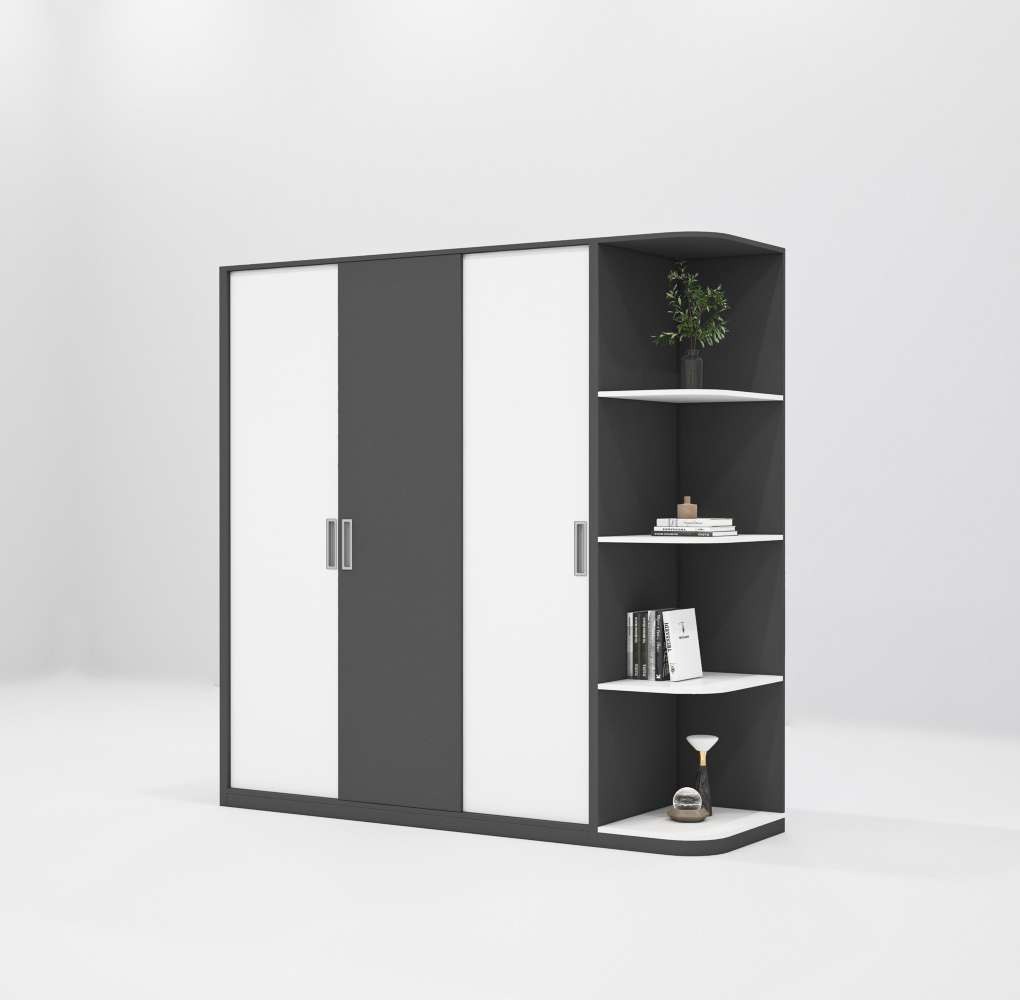 Tủ quần áo gỗ công nghiệp MDF chống ẩm TU006 - 1m4