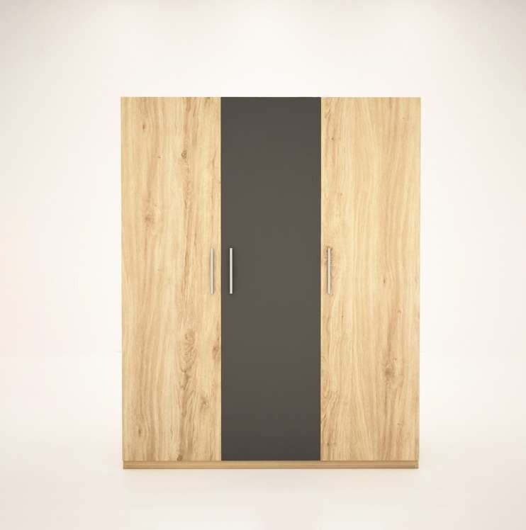 Tủ quần áo gỗ công nghiệp MDF chống ẩm TU008 - 1m2